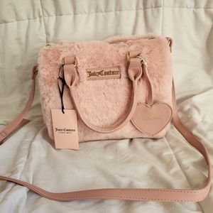 Juicy Couture Baby Pink Fuzzy Purse